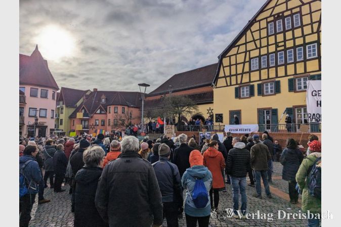 Etwa 500 Teilnehmerinnen und Teilnehmer zählten die Veranstalter am Samstag auf dem Hattersheimer Marktplatz.