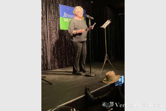 Mit ihrer Rede wollte Kordula Schulz-Asche den Gästen Mut machen.