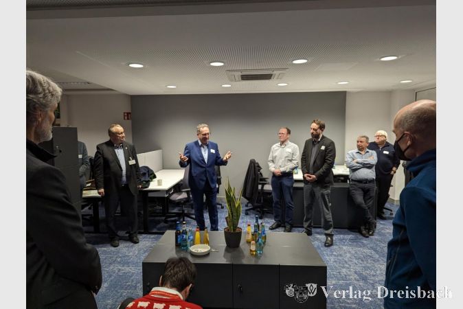 Einweihung des neuen Co-Working-Spaces in der Frankfurter Straße Anfang 2023.