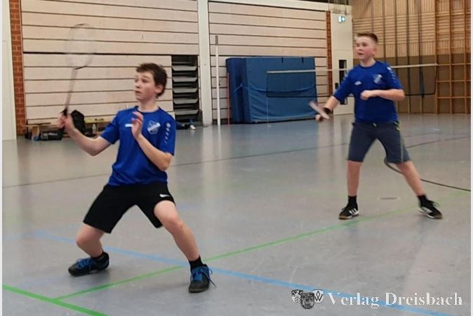 Felix Handschuh (l.) und Felix Grummt gewannen das zweite Doppel souverän.