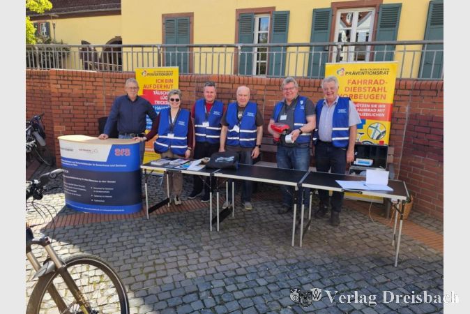 Der SfS-Stand auf dem Marktplatz am Samstag, 6. April.