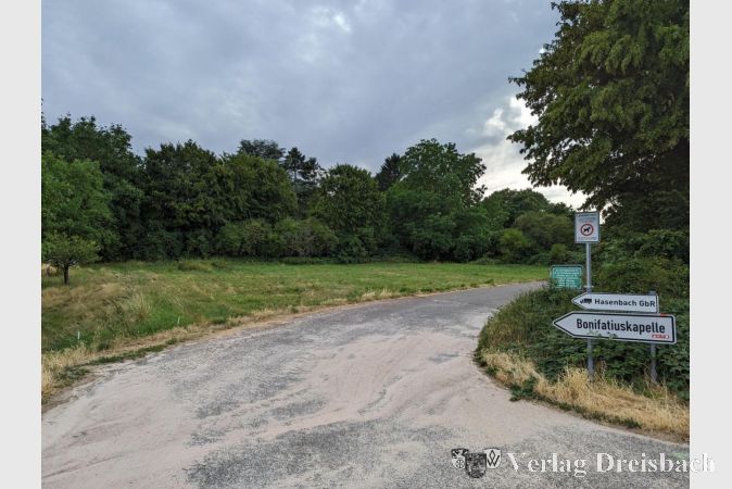 Unterhalb der Bonifatiuskapelle soll im Hochfeld noch im Laufe des Sommers eine neue Hundewiese angelegt werden.