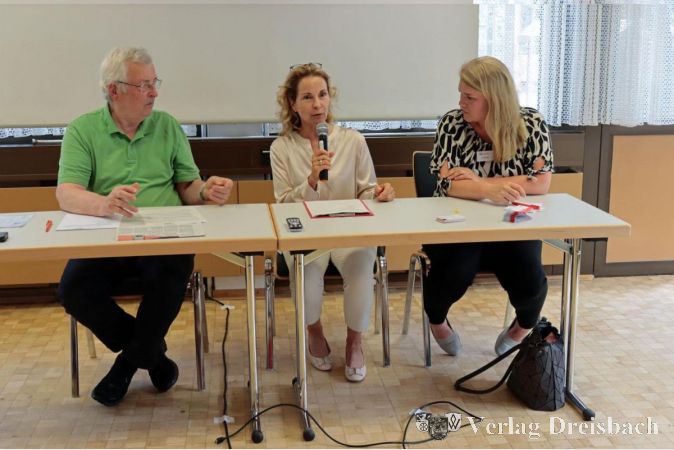 V.l.n.r.: Gerhard Mantel, Marion Waßner, Lydia Kahl.