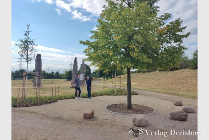 Die ebenen Trainingsfläche am neuen „Trimm-Dich-Pfad“.