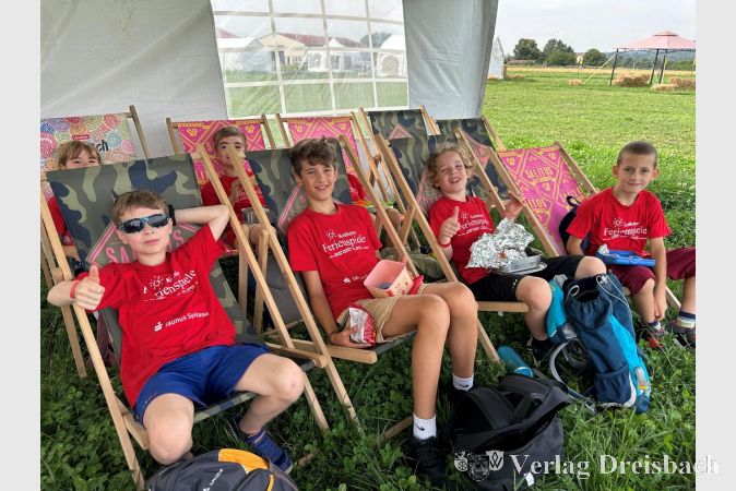 Chillen auf den Liegestühlen.