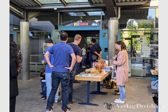 Zur Einschulungsfeier in der Robinsonschule gab es auch kleine Snacks und erfrischende Getränke.