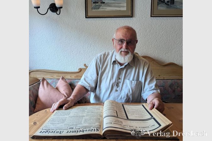 Stadtarchivar Hans-Dieter Darmstadt: Unermüdlich im Einsatz für Flörsheims Geschichte.