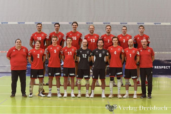Kader 2024/2025: Kriftels Zweitligavolleyballer sind bereit für den Saisonauftakt.