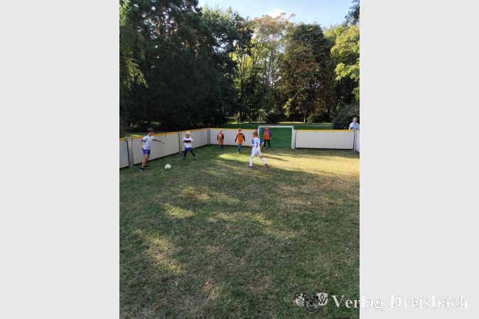 Spaßiges Kicken mit dem SV 07 bei den „Spielen im Park“ am vergangenen Sonntag.