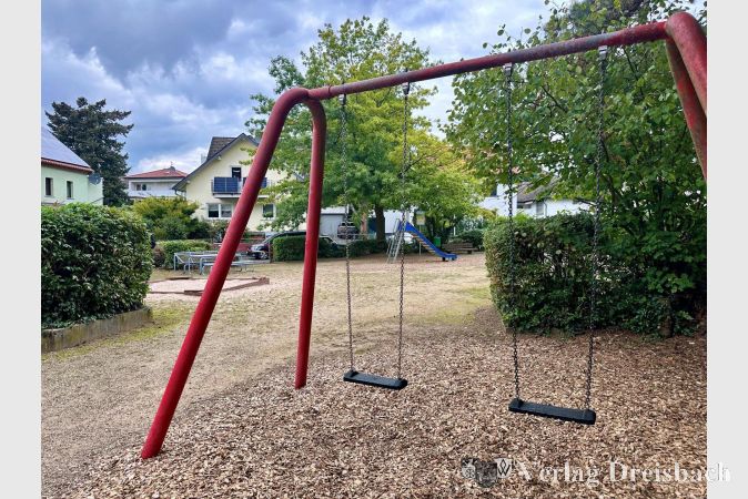 Das Thema der Bürgerbeteiligung: Der Spielplatz am Mühlbach, der neu gestaltet werden soll.
