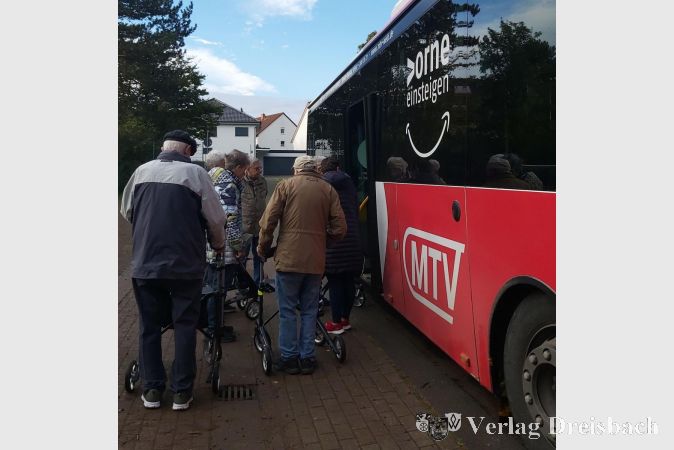 Das Rollatortraining stieß auf großes Interesse.