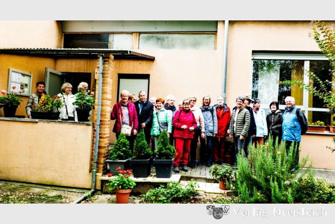 Die Krifteler Wandergruppe in Sindlingen.