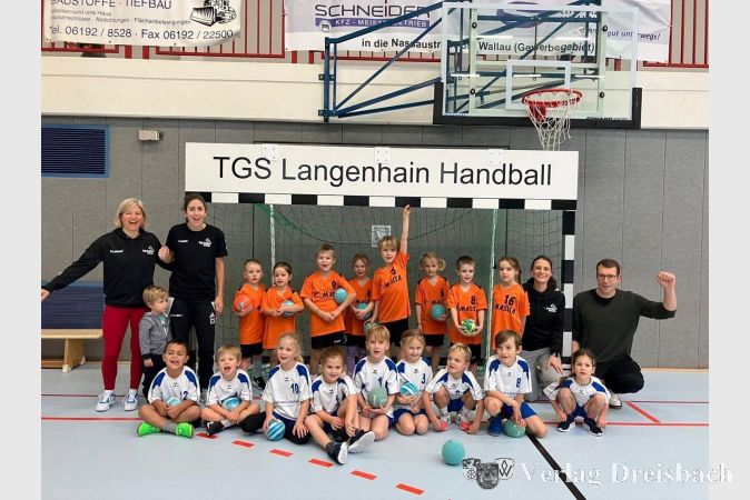 Voller Freude dabei: die G-Jugend beim Mini-Spielfest.