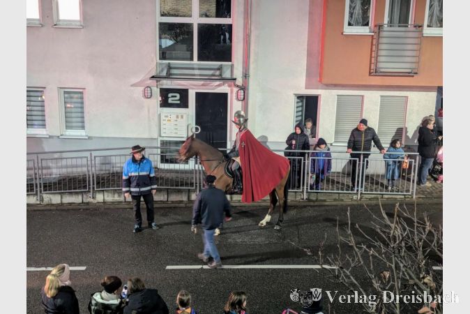 Sankt Martin hoch zu Ross.
