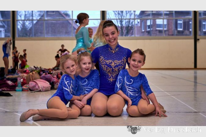 Greta, Finja, Janine und Alessia.