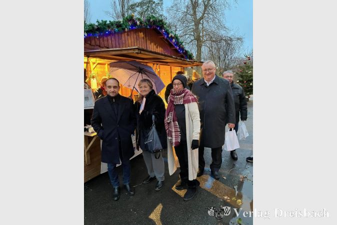 Auf dem Weihnachtsmarkt in Sarcelles.