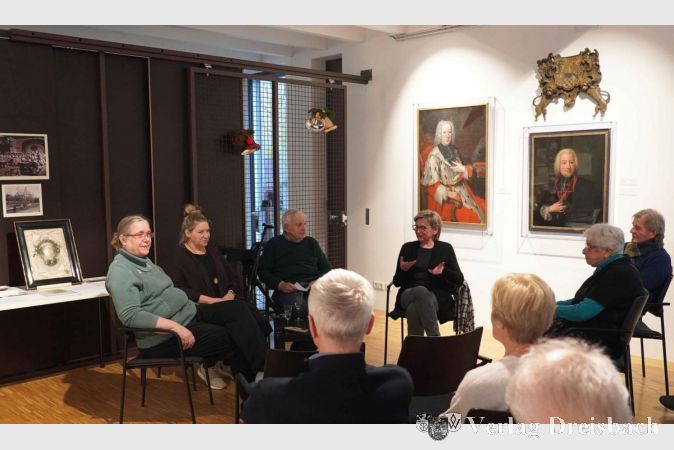Gesprächsrunde zur Finissage im Stadtmuseum.