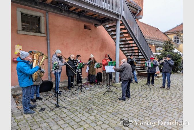 Auftritt des Posaunenchors Hattersheim im Nassauer Hof.
