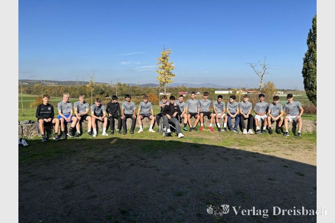Die B-Junioren absolvierten ihr Lauftraining in Weilbach.