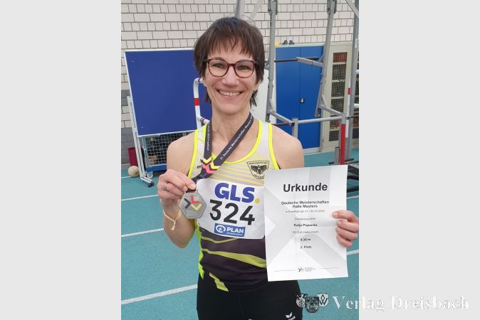 Medaillengewinnerin Katja Popanda.