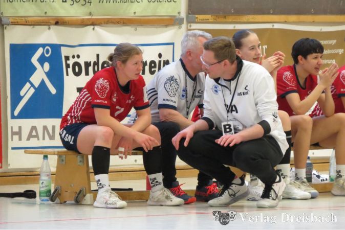 Der Meister des Erfolgs, Trainer Christian Albat, wurde verabschiedet.