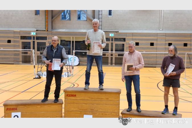 Rolf Baumgärtner ganz oben auf dem Siegertreppchen.