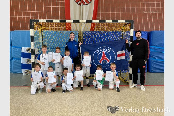 Das Krifteler Kita-Team trat als Paris Saint-Germain an.