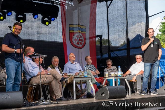 Talkrunde mit Zeitzeugen und den Bürgermeistern Christian Vogt und Christian Seitz: 50 Jahre Gebietsreform.