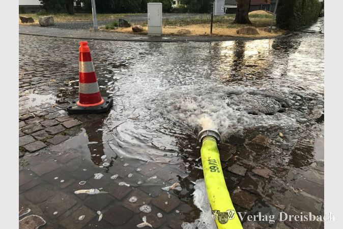 Unwetter in Kriftel 2019.