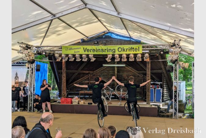 Wie im Vorjahr wird auch diesmal wieder der Montag ganz im Zeichen der Okrifteler Vereine stehen. Hier stellte im vergangenen Jahr der Radfahrer-Klub „Wanderlust“ sein Können unter Beweis.
