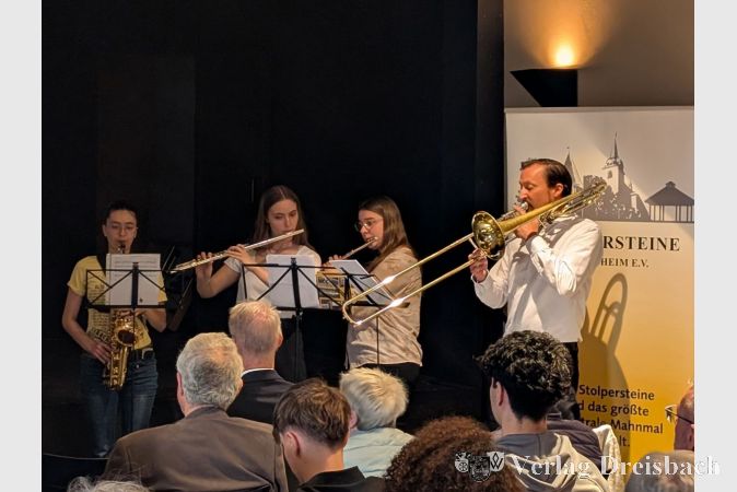 Musikalische Begleitung: Für eine stimmungsvolle Umrahmung sorgte ein Musikensemble des Graf-Stauffenberg-Gymnasiums.