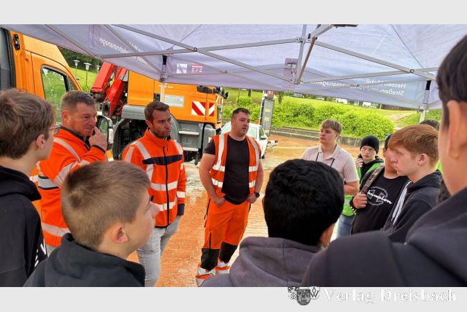 Hessen Mobil präsentierte sich den angehenden Berufseinsteigerinnen und -einsteigern.