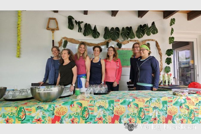 Die tolle Organisation hatten übernommen (v.l.n.r.): Steffi Wessel, Katja Fischer, Ulli Lerch, Theresa Haimberger-Zdarek, Cory Dörr, Sabine Machentanz und Bettina Braun.
