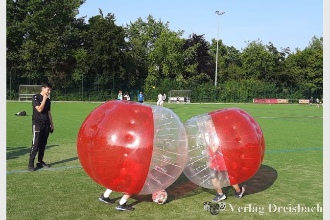 "Bubble"-Fußball machte ganz besonders viel Spaß.