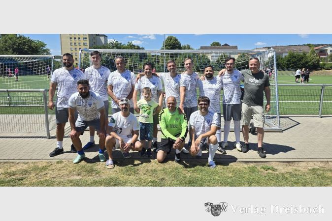 Die SOMA-Mannschaft des SV 07 Kriftel beim Erdbeer City Cup.