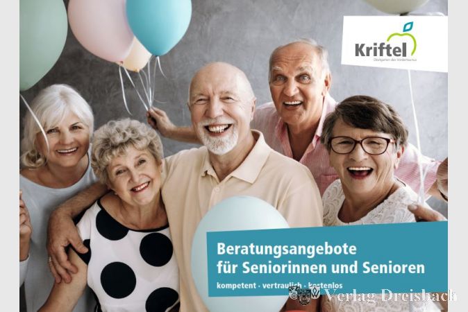 Cover des Flyers der Seniorenberatung.