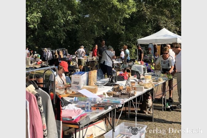Der gesamte Freizeitpark wurde auch im Vorjahr bei den Spielen im Park zur Flohmarktfläche.