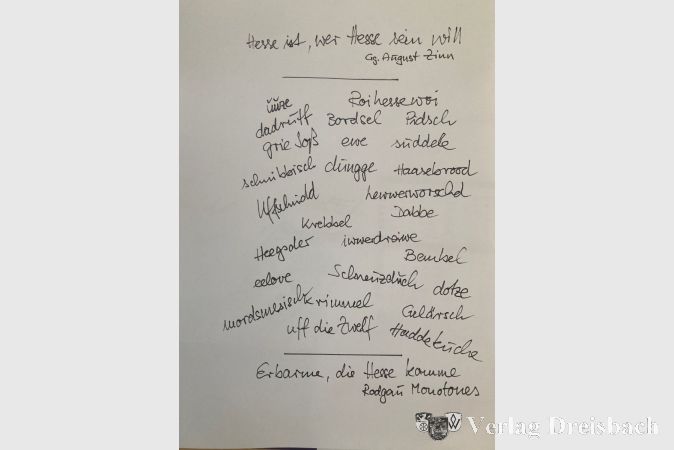 Wiegands Hessisches Wörterbuch: „Hesse ist, wer Hesse sein will."