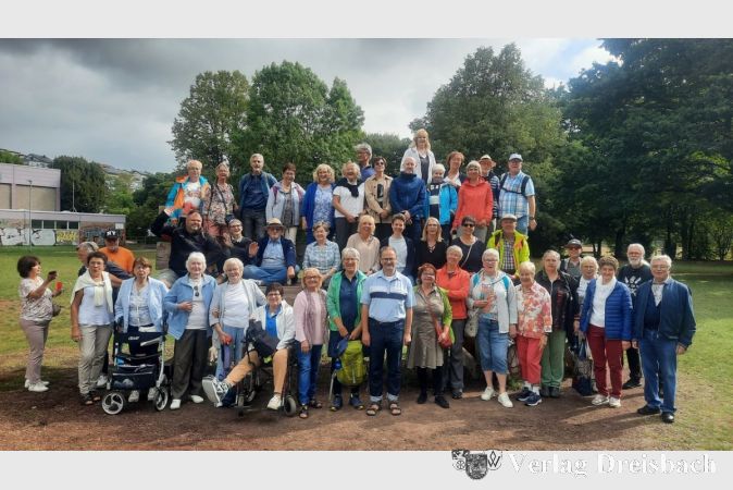 Die Chorgemeinschaft Hattersheim bei ihrem diesjährigen Vereinsausflug.