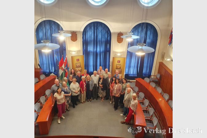 Die Hattersheimer Delegation bei der diesjährigen Bürgerreise in die ungarische Partnerstadt.