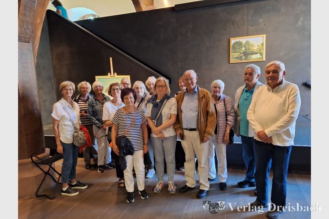 Die Teilnehmerinnen und Teilnehmer im Caricatura Museum.