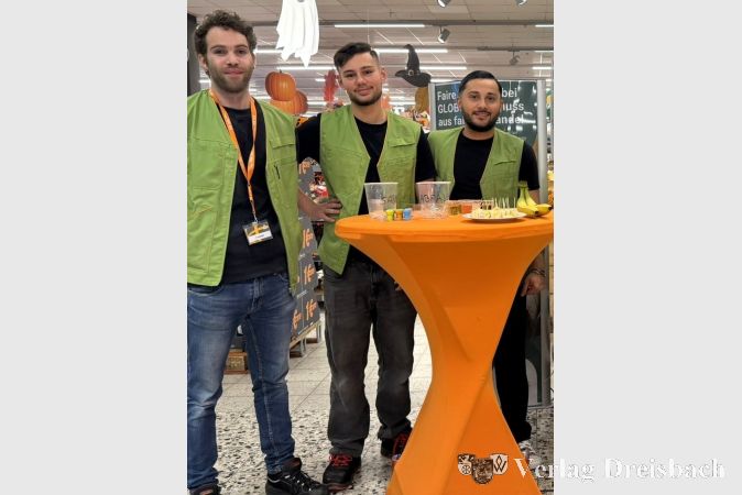 Auszubildende zeigten großen Einsatz beim Näherbringen des Fairtrade-Gedanken.
