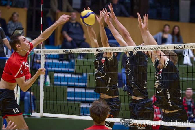 Pascal Eichler erwartet auch gegen Gotha ein hoher Block.