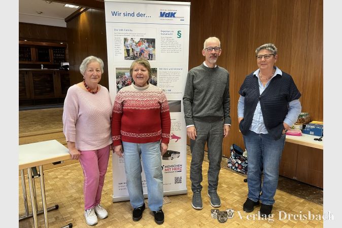 V.l.n.r.: Gabriele Hager, Beatrice Küchel, Martin Walter und Dr. Christine Kliebe-Frisch.