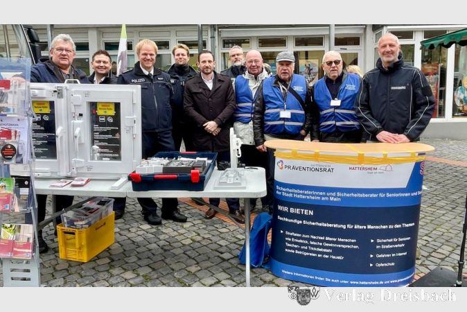 Die Präventionsräte der Stadt Hattersheim und des MTK sowie die Polizei führten am 24. Oktober Gespräche zur Vorbeugung vor Wohnungseinbrüchen.