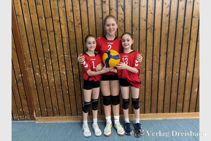 Die jungen U13-Mädels hielten spielerisch schon gut mit.