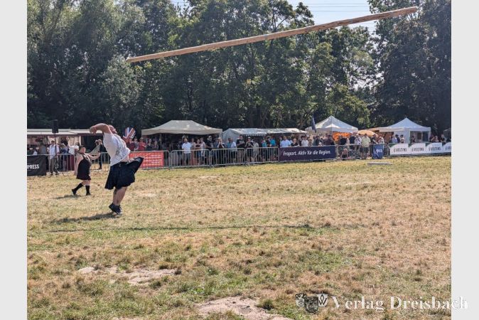 Baustammwerfen und Co: Die Mainland Games, 2024 erstmals vom ursprünglichen Veranstaltungsort Rüsselsheim auf die Flörsheimer Mainwiesen nahe der Opelbrücke ausgewichen, werden nach dem Ausfall in diesem Jahr auch 2026 nicht erneut dort stattfinden. Das hat die Stadt entschieden.