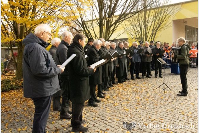 Der Männerchor des Gesangvereins Liederkranz.