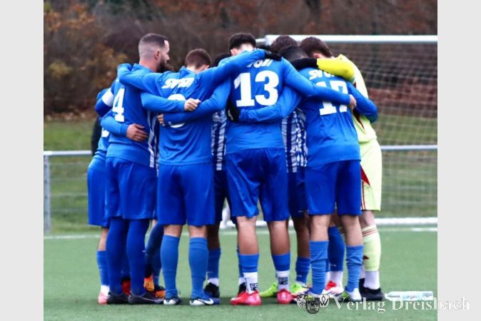 Einschwören auf ein erfolgreiches Spiel.