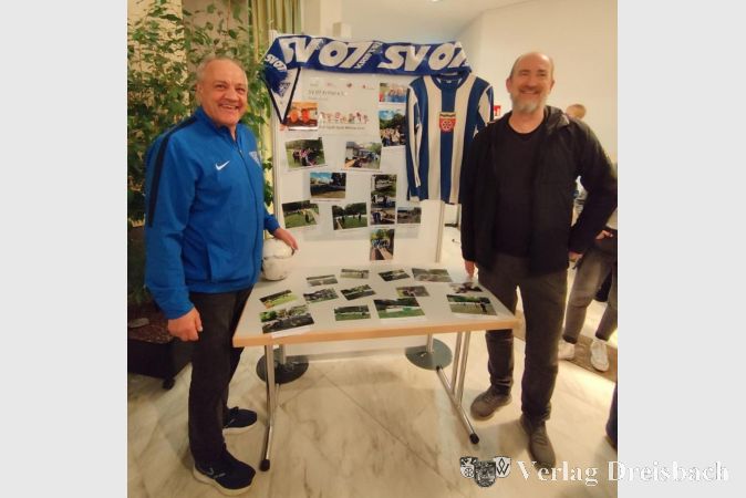 Peter Lehmann präsentierte für den SV 07 Kriftel seine Bildergalerie im Rat- und Bürgerhaus.